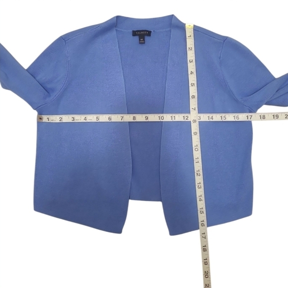 Talbots Classic Dress Shrug Short Cardigan Blue Size Extra Small - Picture 9 of 12